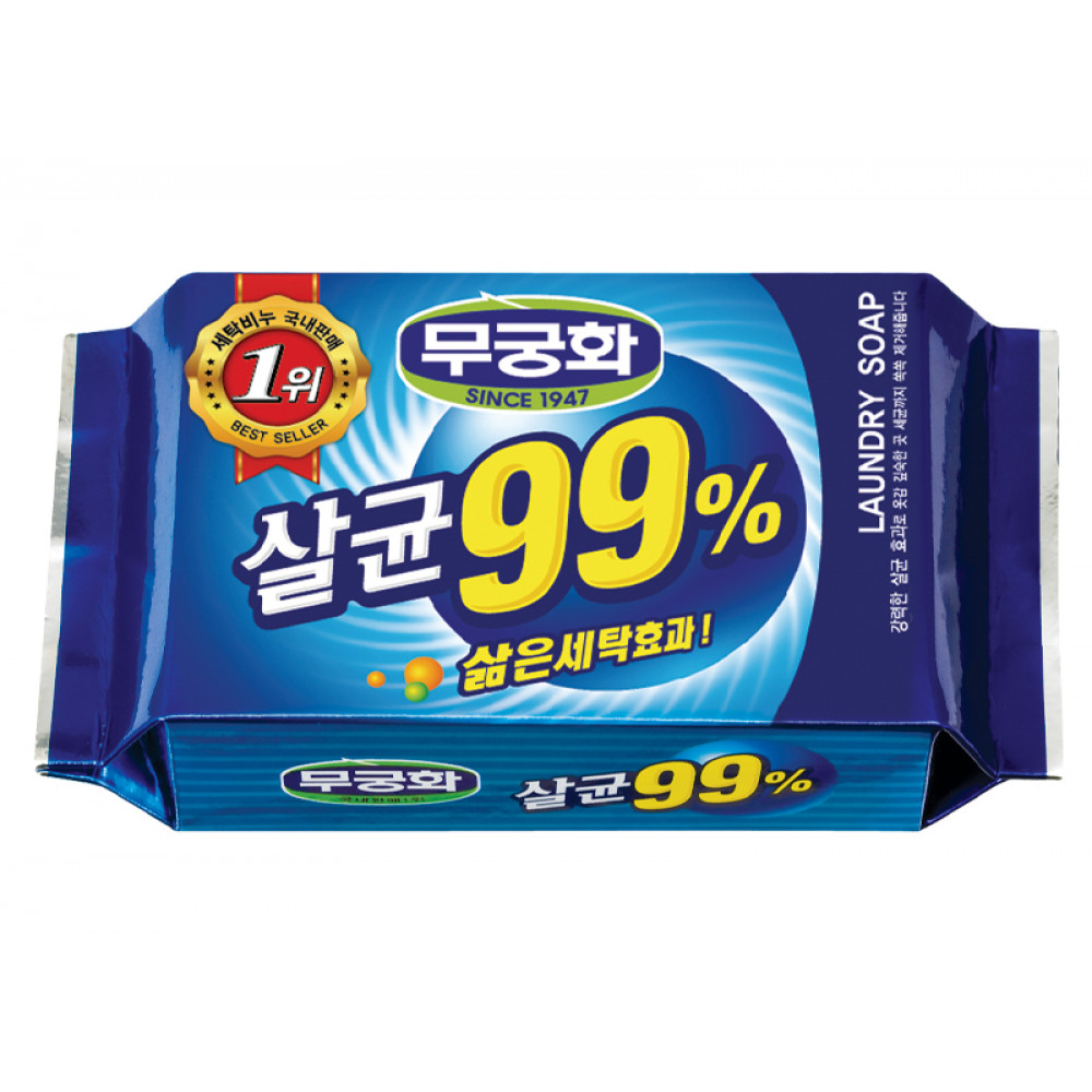 [MUKUNGHWA] Big Bleaching Soap for Laundry_ Kills 99 of bacteria and germs